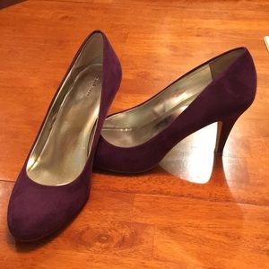 Purple Velvet Heels